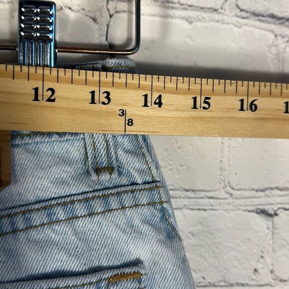 Vintage 90s Levis 512 Slim Taper High Waist Mom Blue Jeans Womens 11 Long Light - Picture 6 of 9